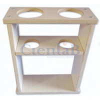 Suporte Para Cone Inhoff de Madeira - 2 cones Suporte Para Cone Inhoff de Madeira - 2 cones