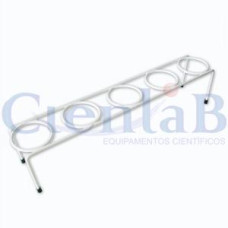 Suporte Para Cone de Sedimentação - Arame com PVC - 5 Cones