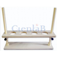 Suporte para Funil de Madeira - 2 Hastes - 1 Prateleira - 2 Funis Suporte para Funil de Madeira - 2 Hastes - 1 Prateleira - 2 Funis