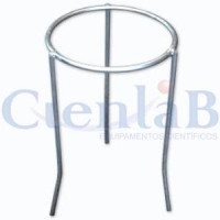 Tripé de Ferro Zincado com Aro Trefilado 10x18cm