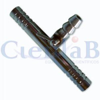 Trompa de Vácuo em Latão Cromado Com Registro