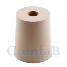 Rolha de Borracha Com Furo Número 13A - Ø Superior = 47 mm x Ø Inferior = 40mm x Altura = 40 mm. Pacote com 5 Rolha de Borracha Com Furo Número 13A - Ø Superior = 47 mm x Ø Inferior = 40mm x Altura = 40 mm. Pacote com 5