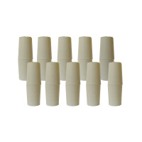 Rolha de Borracha Para Butirômetro Dupla Pacote com 10un Rolha de Borracha Para Butirômetro Dupla Pacote com 10un