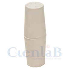 Rolha de Silicone Para Butirômetro - Dupla. Pacote com 10