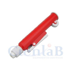 Pipetador - PI-PUMP Para Pipetas Até 25mL - Vermelho