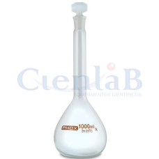 Balão volumétrico com rolha de Vidro capacidade    5ml