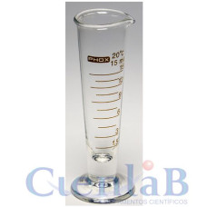 Cálice graduado - Parede reforçada, capacidade 15ml Cálice graduado - Parede reforçada, capacidade 15ml