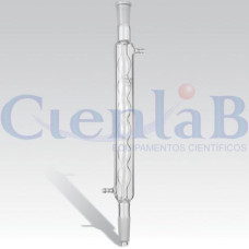 Condensador Allihn (bola) -  Sem junta. Comprimento = 400 mm