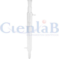 Condensador Liebig (reto) - Sem junta. Comprimento = 400 mm Condensador Liebig (reto) - Sem junta. Comprimento = 400 mm