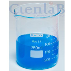 Copo Becker - Forma baixa - Tipo Griffin - Graduado com bico - Borossilicato 10ml Copo Becker - Forma baixa - Tipo Griffin - Graduado com bico - Borossilicato 10ml