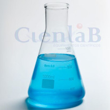 Erlenmeyer graduado - Boca estreita - Borossilicato, capacidade 10ml Erlenmeyer graduado - Boca estreita - Borossilicato, capacidade 10ml