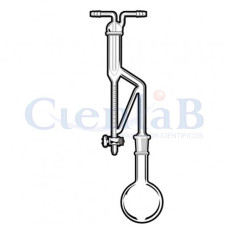 Aparelho Para Determinação de Clevenger Completo ( Ampola,Trap e Balão ),  125ml