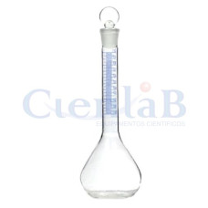 Balão de Cássia Graduado 10 ml -  1/10 com rolha de vidro, 100 ml