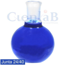 Balão Fundo Chato de Vidro com Junta 24/40    25 mL