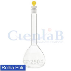 Balão volumétrico com rolha de Polietileno Capacidade  100ml