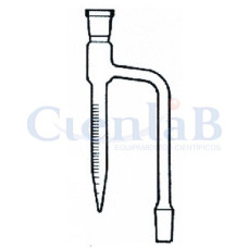 Dean Stark graduado sem junta ( Trape para destilação ),  5 ml - Divisão: 1/10