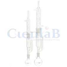 Extrator Soxhlet Completo (Corneta,Condensador e Balão 125ml), pequeno Extrator Soxhlet Completo (Corneta,Condensador e Balão 125ml), pequeno