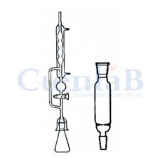 Extrator de Tylsselmann ( só a erlenmeyer ), capacidade 250 mL Extrator de Tylsselmann ( só a erlenmeyer ), capacidade 250 mL