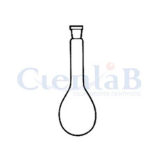 Frasco kjeldahl com junta 24/40, capacidade 100ml Frasco kjeldahl com junta 24/40, capacidade 100ml