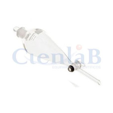 Funil Separação Squibb (pêra) rolha e torneira de vidro, capacidade 60ml Funil Separação Squibb (pêra) rolha e torneira de vidro, capacidade 60ml