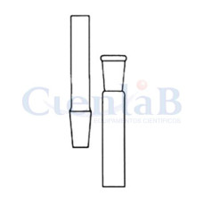 Junta cônica esmerilhada macho e fêmea ( PAR ) - 55/50 Junta cônica esmerilhada macho e fêmea ( PAR ) - 55/50