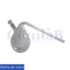 Retorta com rolha de vidro. Capacidade: 250ml
